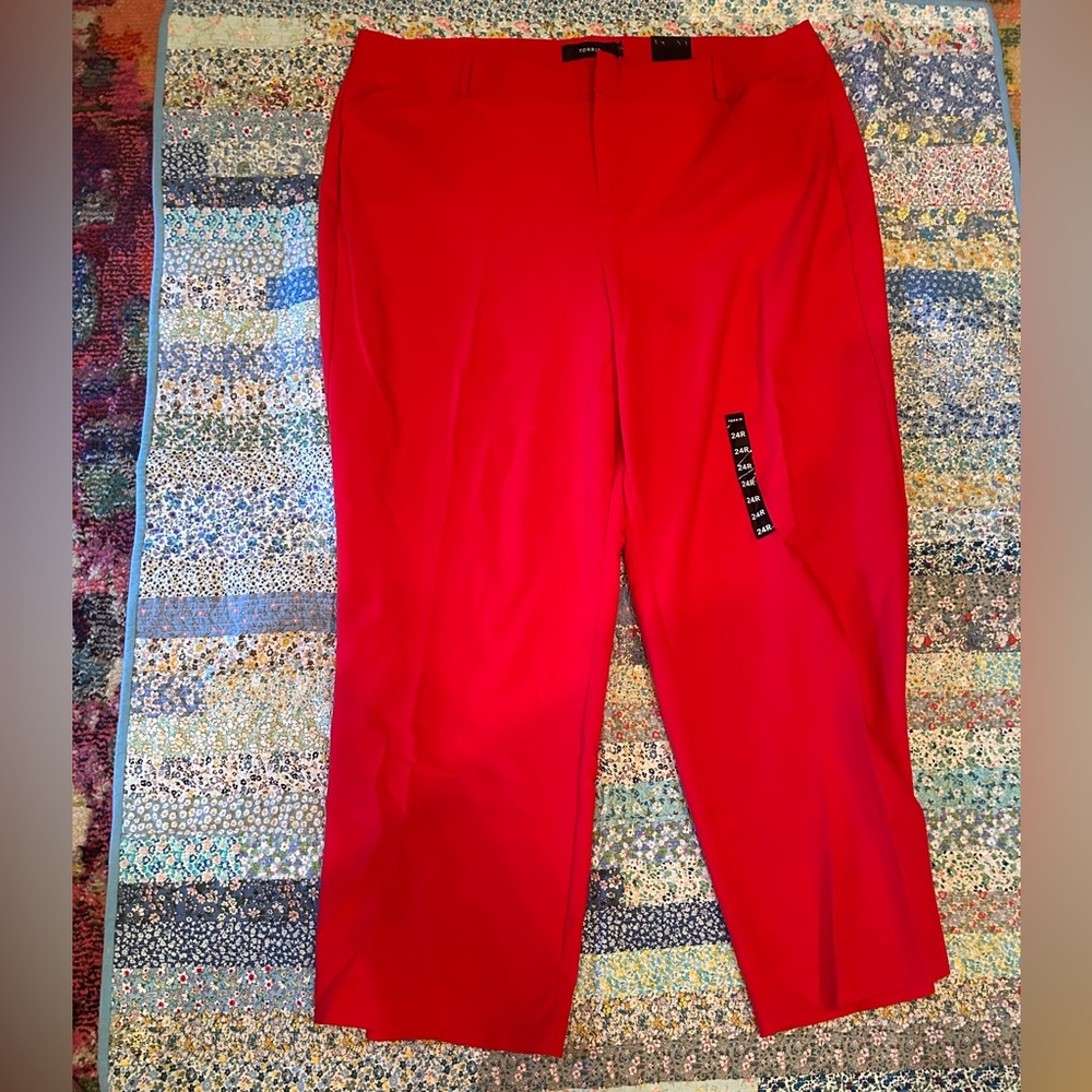 NWT Torrid Wide Leg Structured Trousers